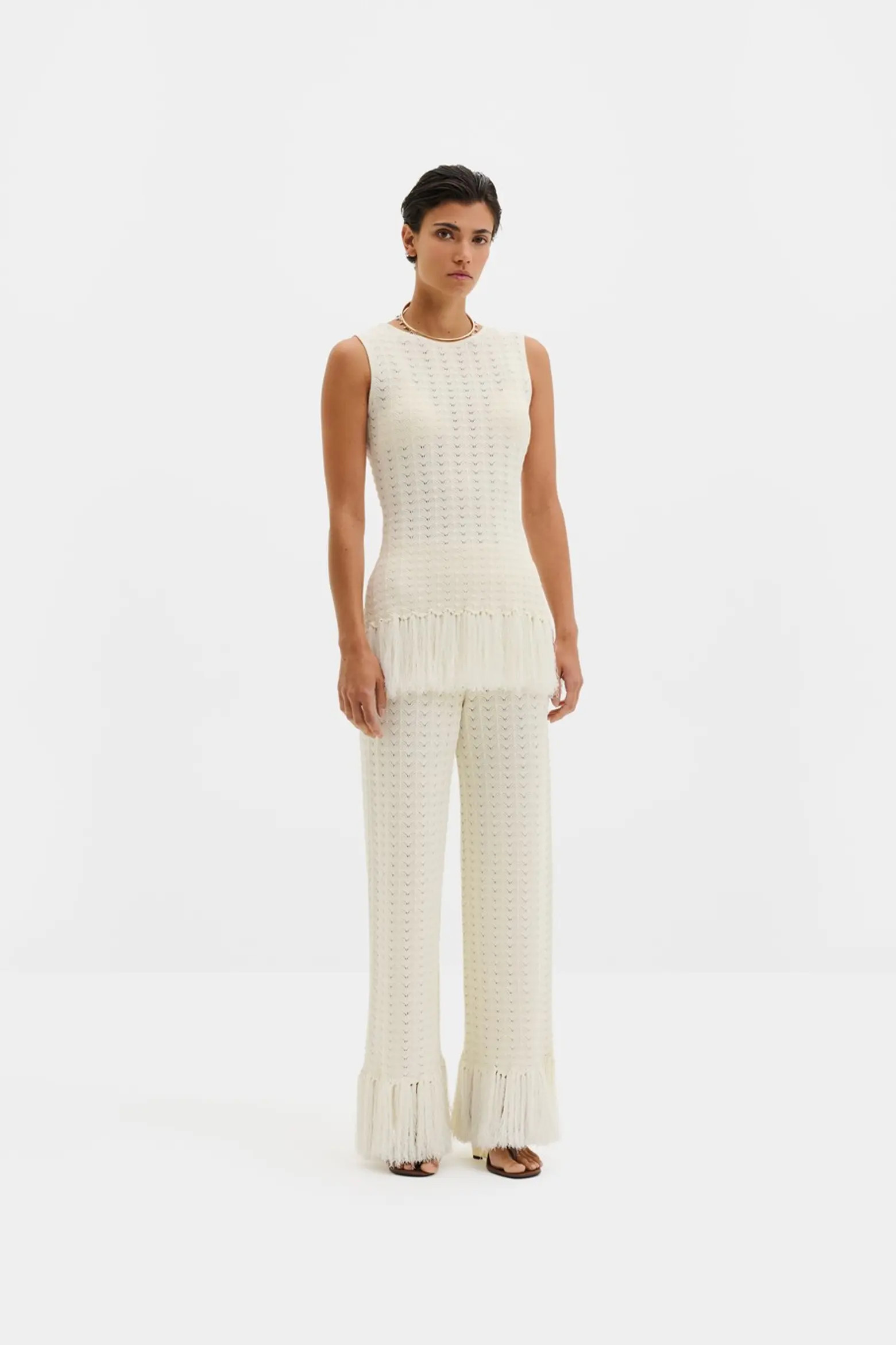 Amal Knitted Fringe Top (Women) | Nordstrom | Nordstrom