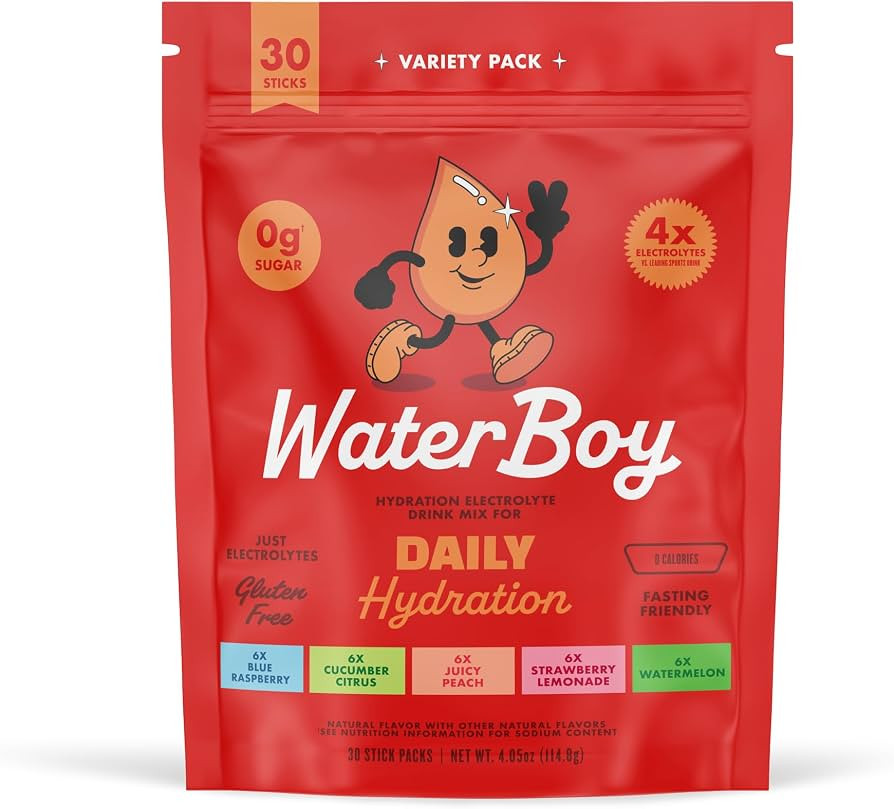 WaterBoy Daily Hydration, Sugar Free Electrolytes | Amazon (US)