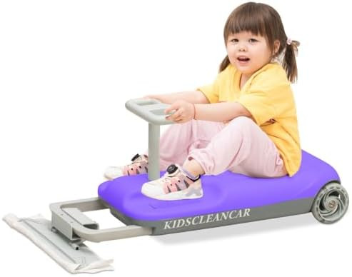 12V Ride-On Car with Cleaning Fun, 3 in 1 Gokart, Soft-Start, 5-Speed Adjustable, Detachable mop,... | Amazon (US)