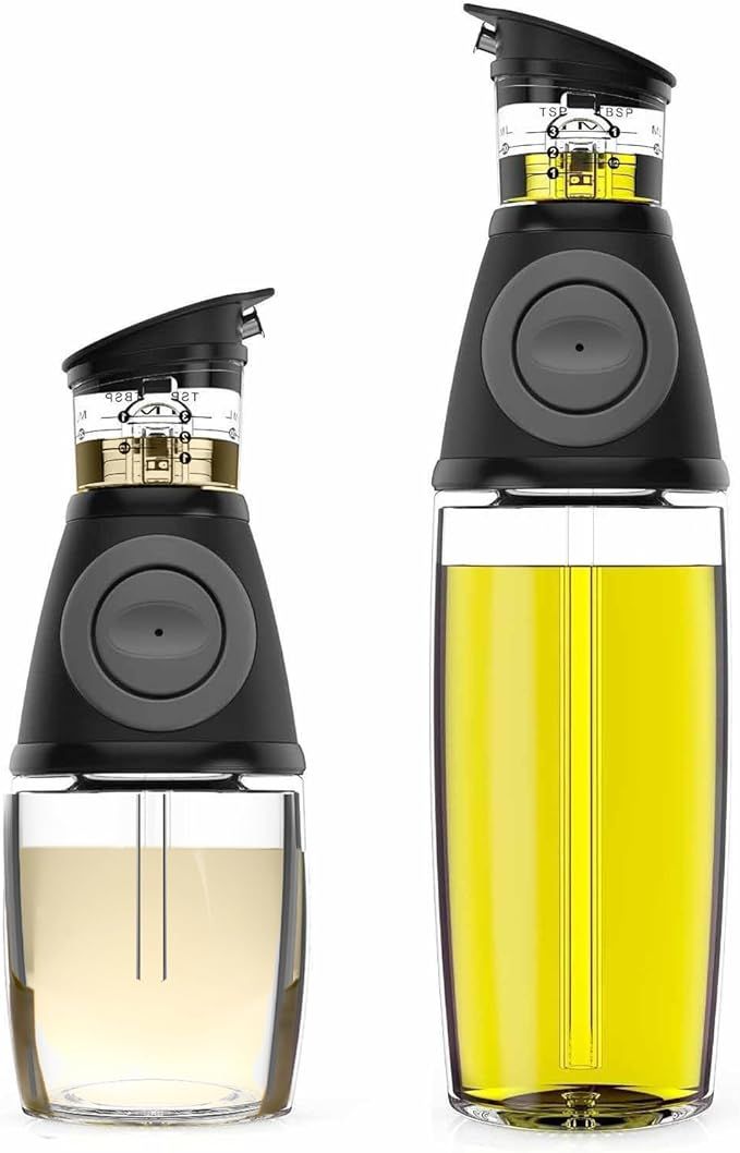 Belwares Olive Oil Dispenser Bottle Set - 2 Pack Oil and Vinegar Cruet with Drip-Free Spouts - In... | Amazon (US)