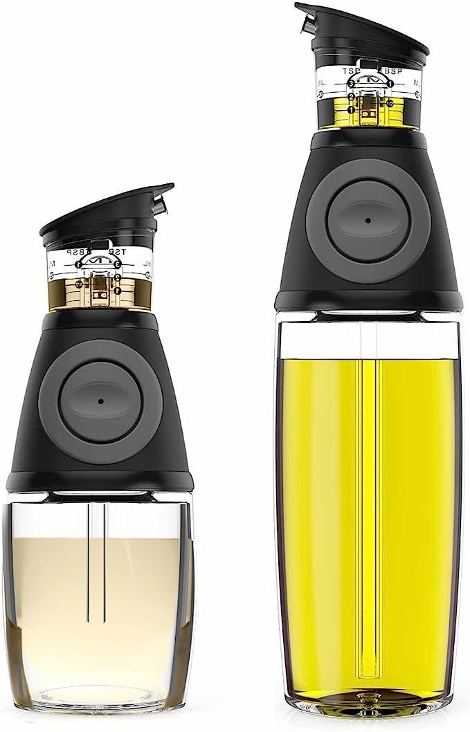 Belwares Olive Oil Dispenser Bottle Set - 2 Pack Oil and Vinegar Cruet with Drip-Free Spouts - In... | Amazon (US)