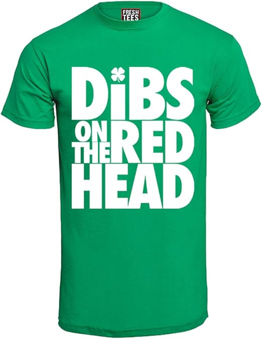 Dibs On The Redhead Funny Irish St Patricks Day Shirt | Amazon (US)