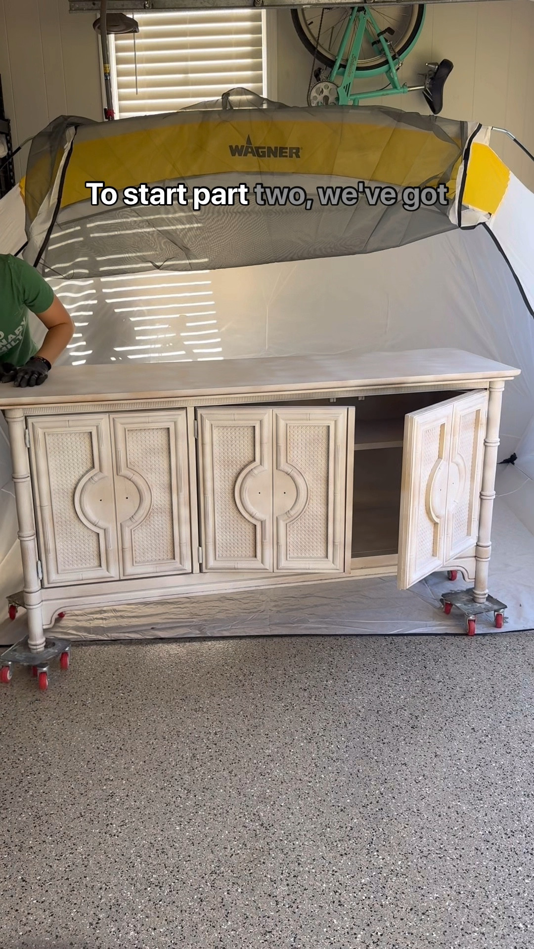 And the color is…

PURPLE!! 

Well, really more like a light lavender😜 So light that I couldn’t even tell the paint was coming out on the first coat🤣

It turned out so beautifully and it fits so perfectly in its new home🏠

#furnitureflip #furnituremakeover #diy #beforeandafter #paintedfurniture #diyfurniture #furnitureflipper 

#LTKVideo #LTKHome