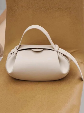 Fashionable Rugby Shaped Handbag Ruched Crossbody Bag | Stylewe