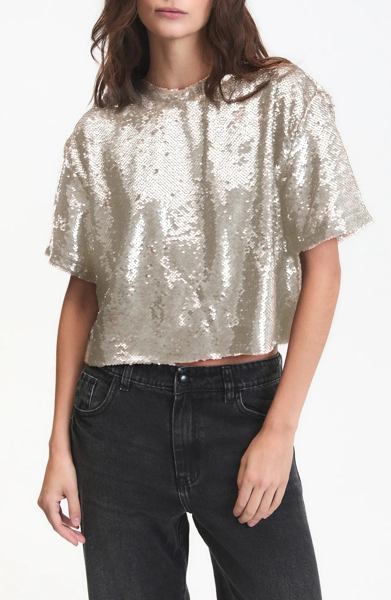 DELUC Logan Sequin Top (Women) | Nordstrom | Nordstrom