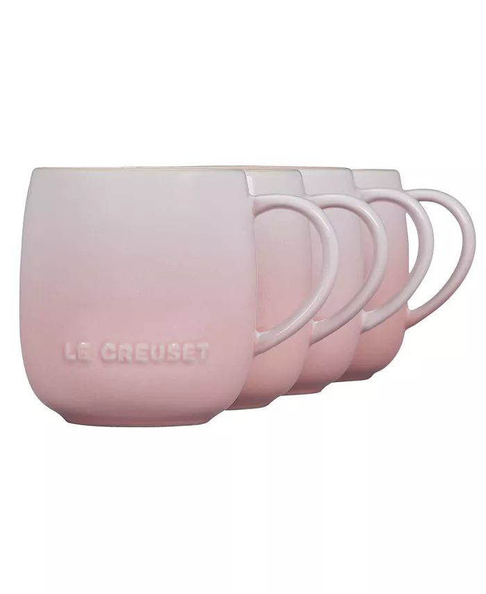 Le Creuset 13 oz. Stoneware Set of Four Coffee Mugs - Macy's | Macy's