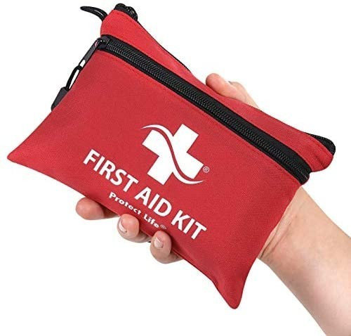 First Aid Kit - 100 Piece - Small First Aid Kit for Camping, Hiking, Backpacking, Travel, Vehicle... | Amazon (US)