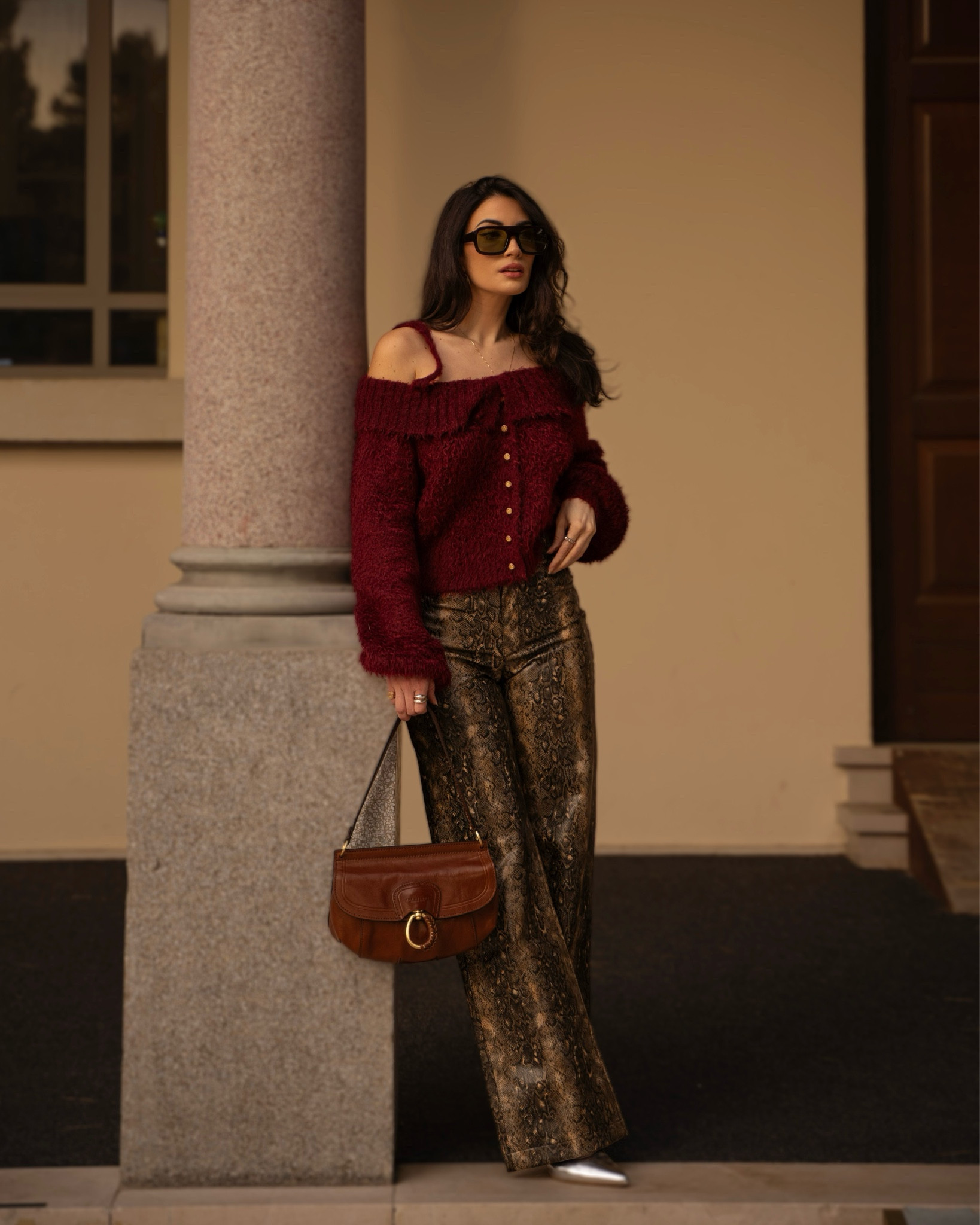 burgundy And animalier

#LTKeurope #LTKitbag #LTKstyletip