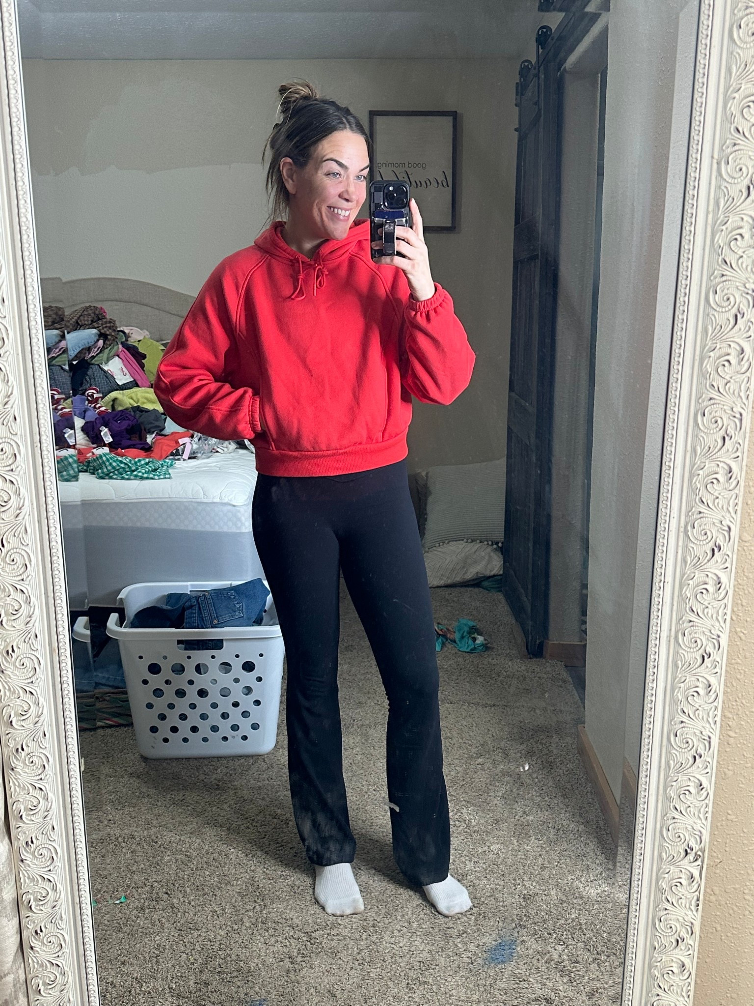 This Kohl’s hoodie has a chokehold on me. Also these Amazon pants i wear weekly, if not twice a week. I’m 5’8 wearing the long length! 

#LTKmomlife #LTKSaleAlert #LTKActive