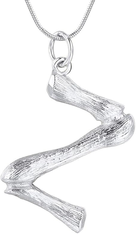 Bamboo Initial Necklace Stainless Steel Based 18k Gold/Black Gun Plated DIY Womens Mens Fashion J... | Amazon (US)