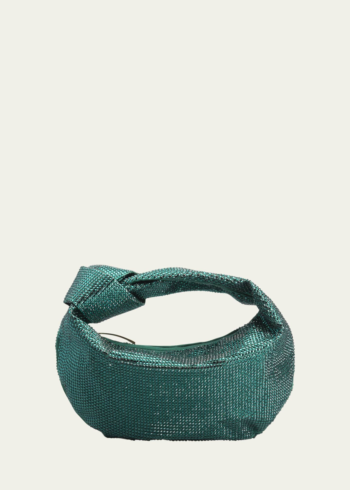 Bottega Veneta Jodie Mini Hotfix Rhinestone Top-Handle Bag | Bergdorf Goodman