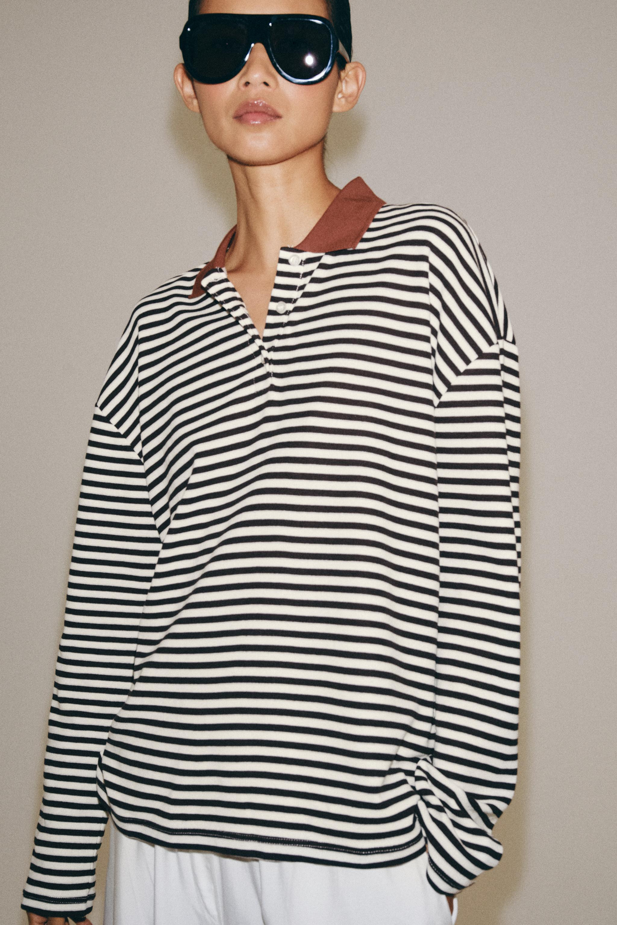STRIPED POLO SHIRT | Zara UK