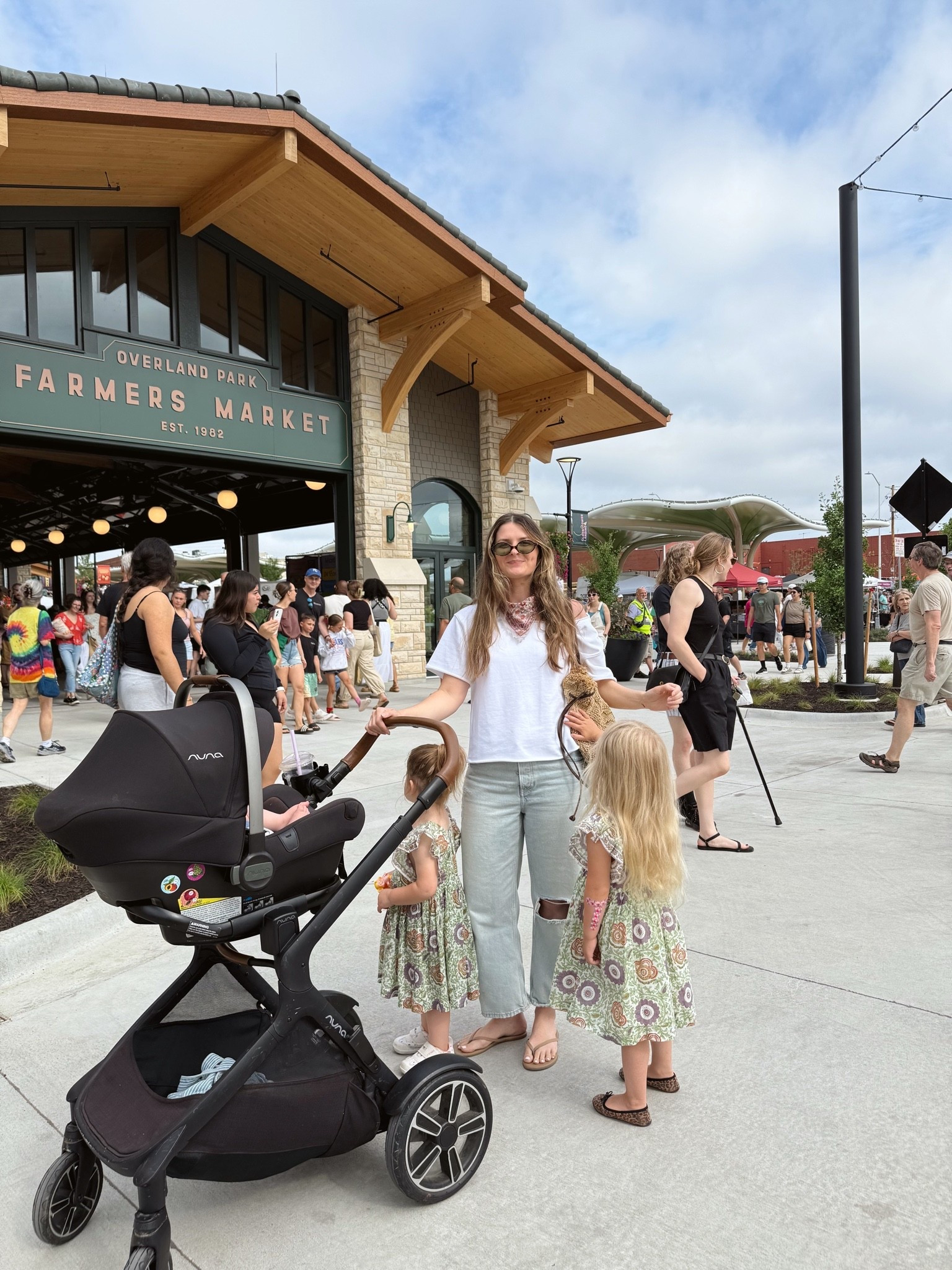 wearing a medium in tee and jeans tts! Linked similar bandanas!

Summer outfit, farmers market

#LTKootd #LTKmomlife
