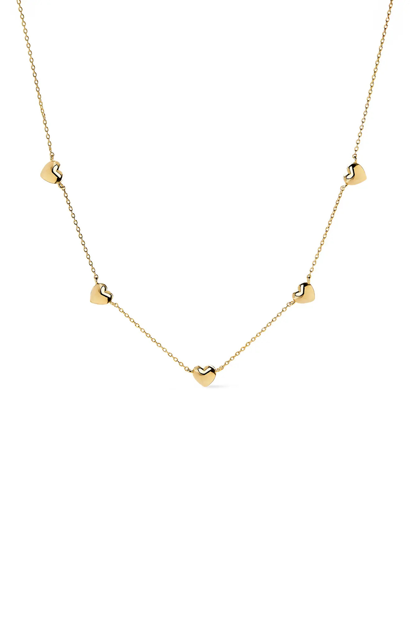 Lev Mini Heart Station Necklace (Women) | Nordstrom | Nordstrom