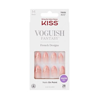 KISS Voguish Fantasy French Design Fake Nails, Ecletant | CVS