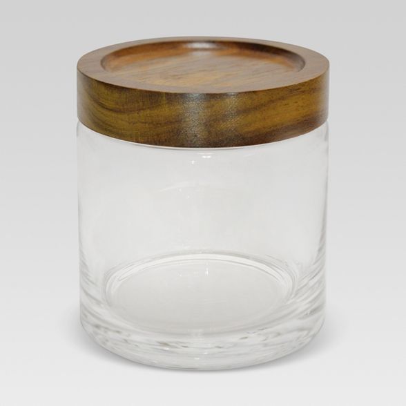 Canister Acacia/Glass Small - Threshold™ | Target