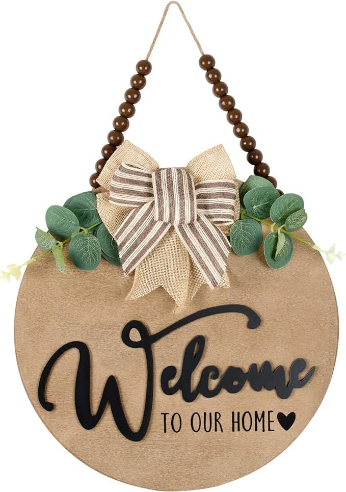 JOBOSI Welcome Decor Front Door Welcome Sign for Porch Decor Welcome Sign, Wall Hanging Front Doo... | Amazon (US)