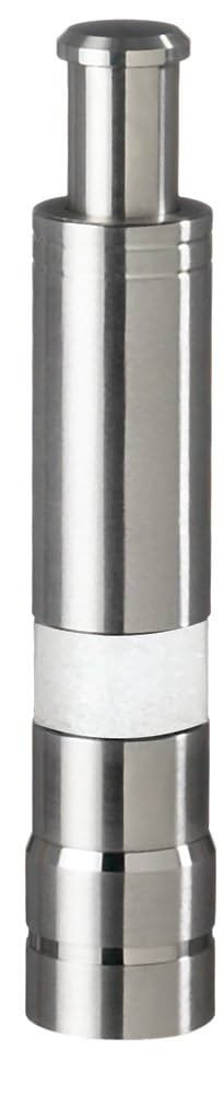 Fletchers' Mill Stainless-Steel Pump and Grind Salt or Pepper Mill, Modern Thumb Button Grinder, ... | Amazon (US)