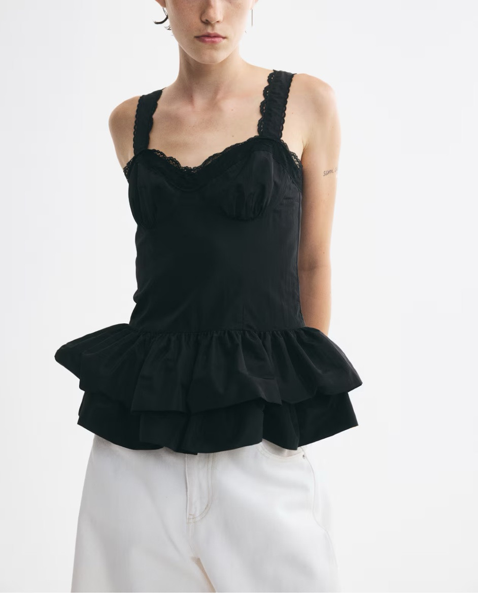 Black peplum tank top

#LTKSeasonal