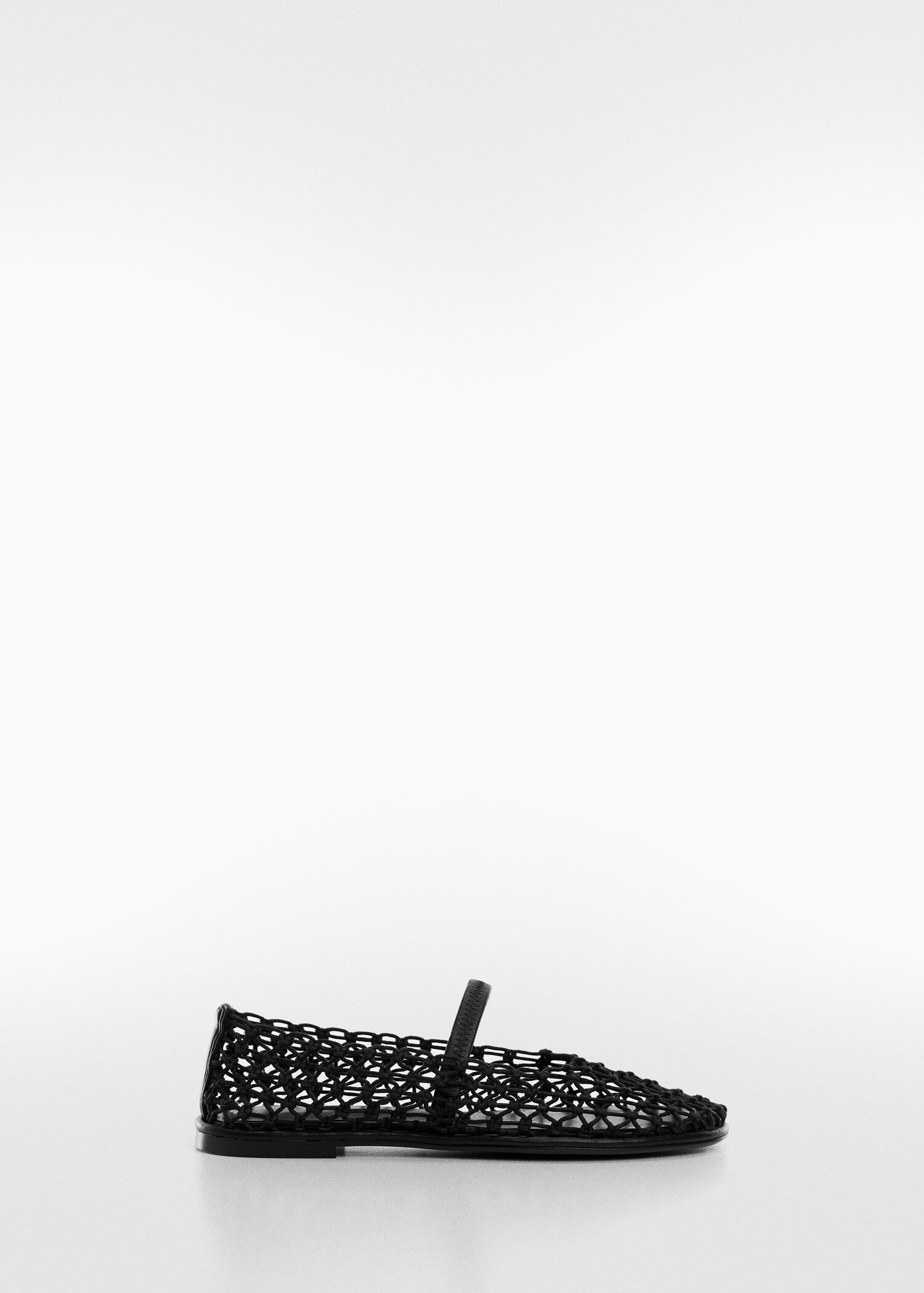 Ballerinas with mesh strap | MANGO (US)