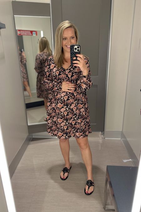 New fall dress from Target!! This is perfect for a casual day at work or will be perfect with boots when the weather gets a little cooler!  I’m 23 weeks pregnant and wear my pre-pregnancy size of small. 

Fall outfit, work outfit, teacher outfit, Target, Target style, fall dress, maternity 

#LTKworkwear #LTKFind #LTKbump