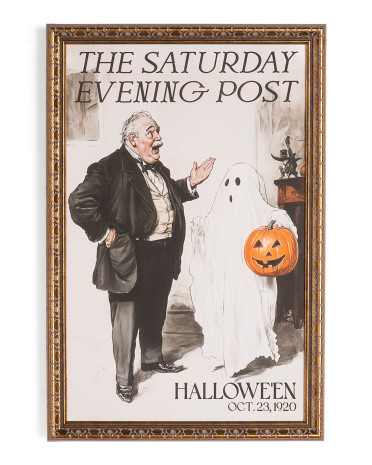 16x24 The Saturday Evening Spooky Post Wall Art | TJ Maxx