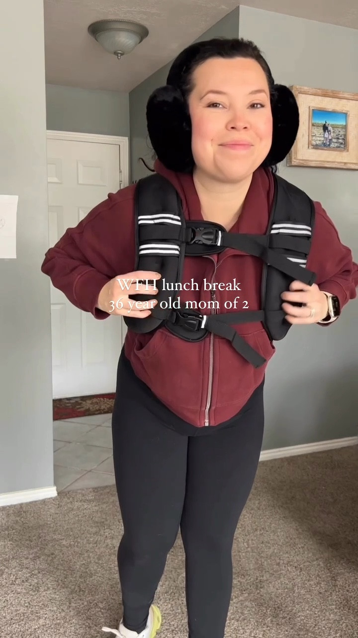 WFH routine! Weighted vest is worth the hype 👌🏻 

#LTKFitness #LTKMostLoved #LTKActive