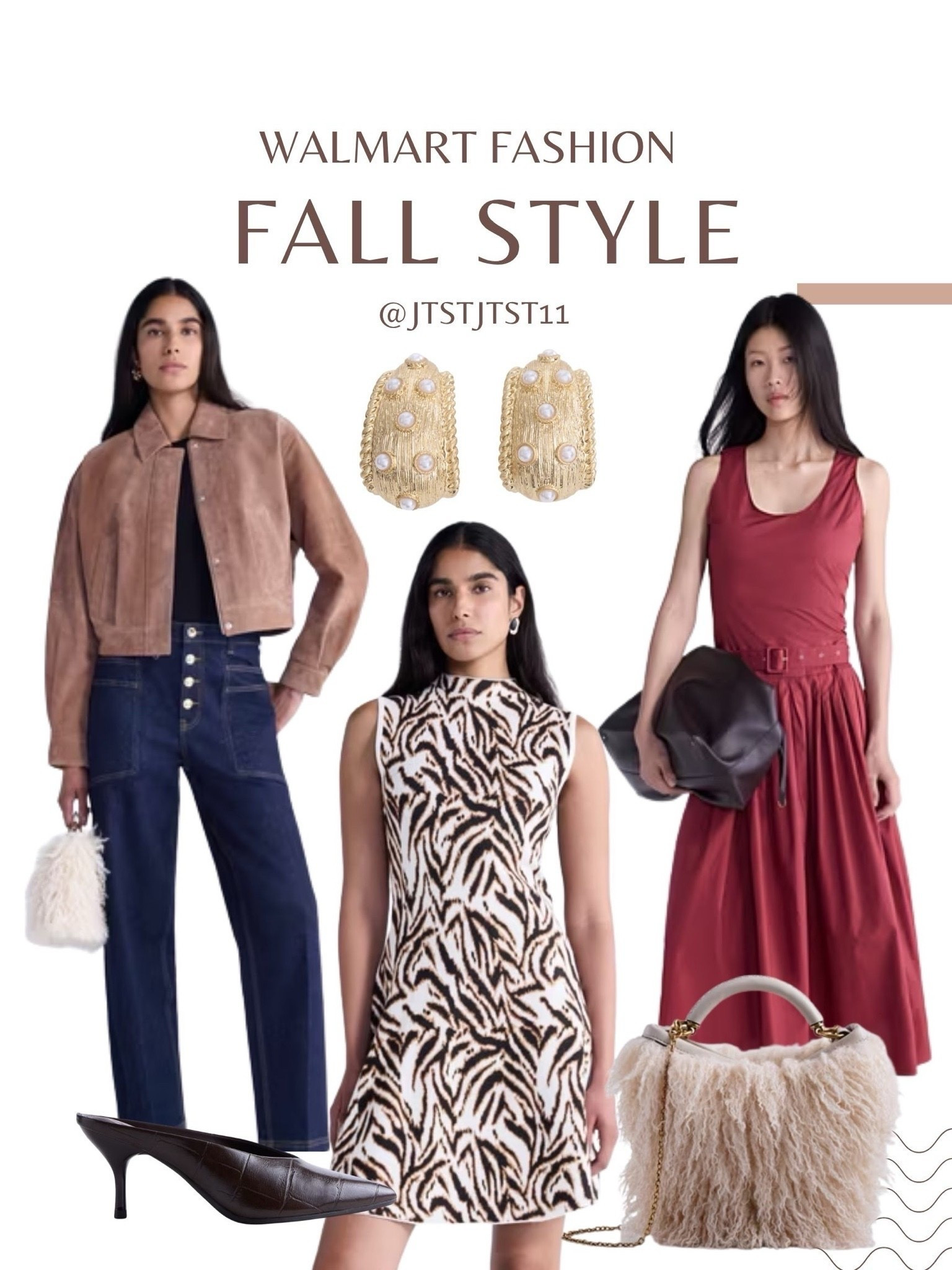 The Fall season is upon us and Walmart has some new releases in fashion that I wanted to share. All the way from suede bomber jackets to mini sweater dresses!

#LTKSeasonal #LTKOver40 #LTKgrwm #LTKootd #LTKMidsize #LTKxWalmart #LTKU #LTKWorkwear