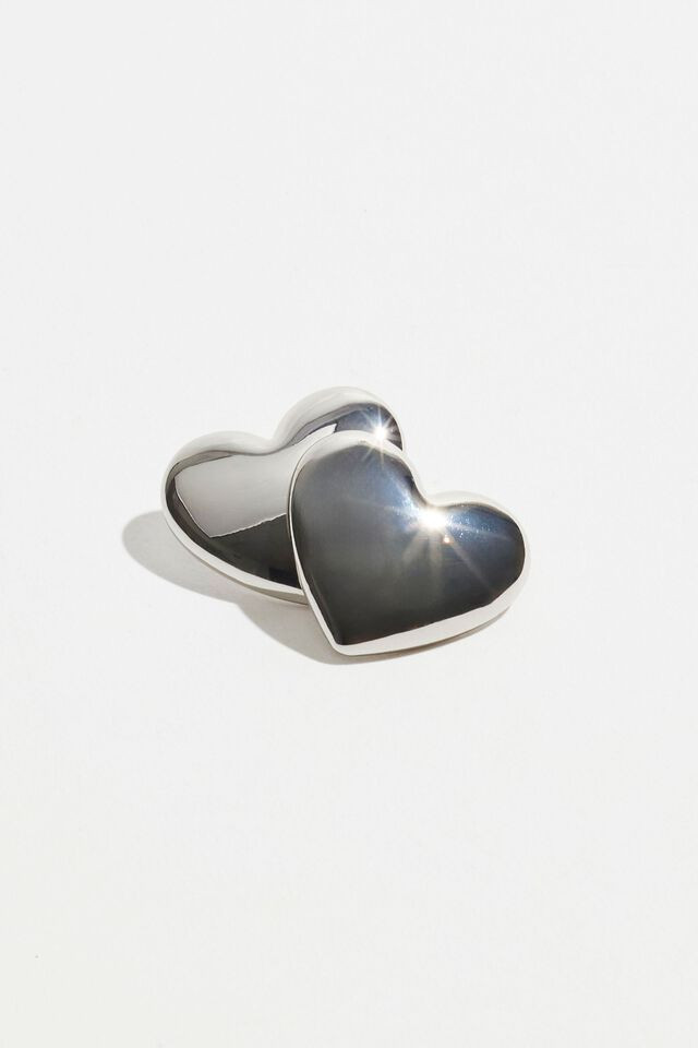 Oversized Heart Earrings | Dynamite Clothing