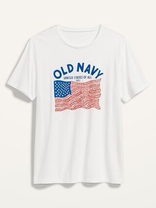2022 &#x22;United States of All&#x22; Flag Graphic T-Shirt for Men | Old Navy (US)