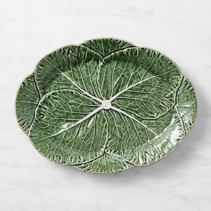 Bordallo Pinheiro Cabbage Oval Platter | Williams-Sonoma