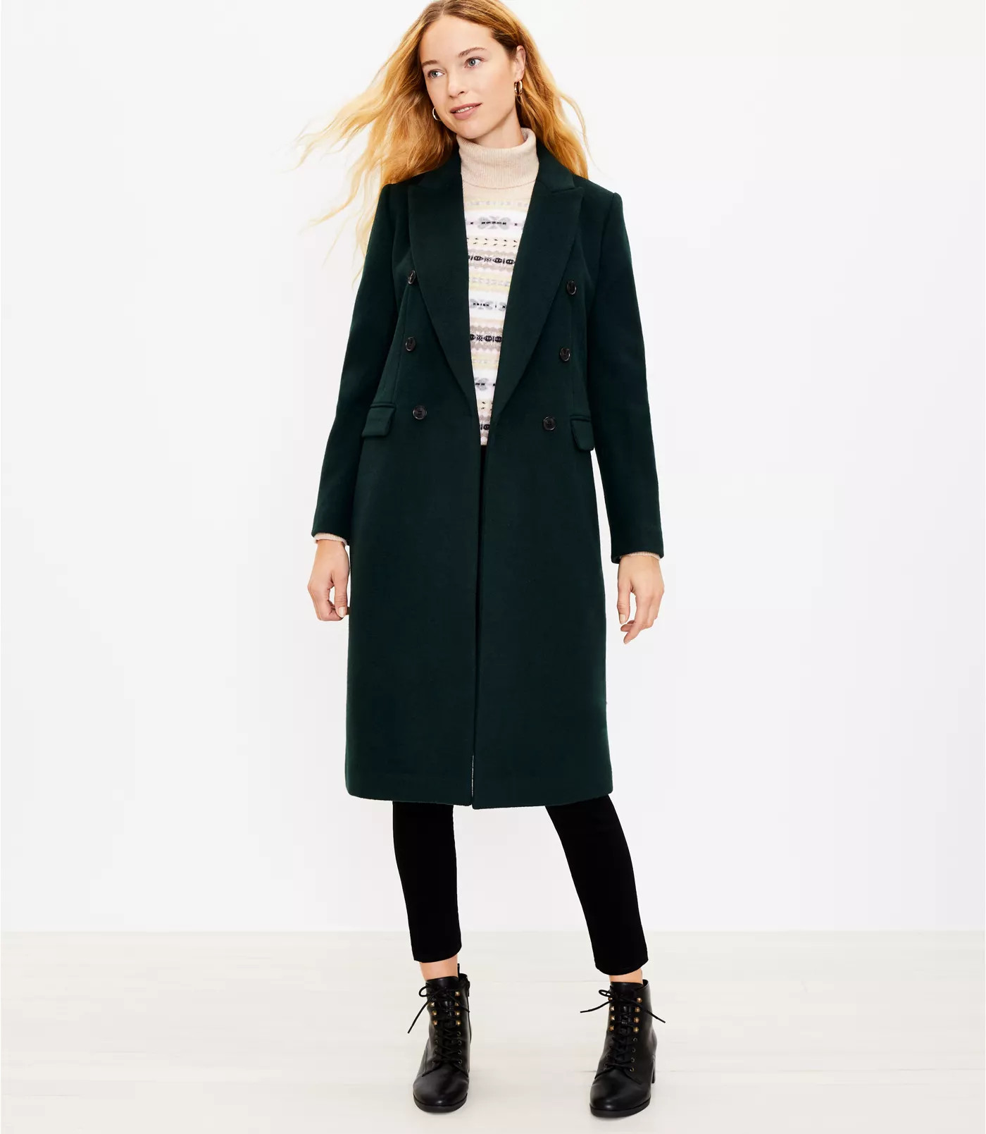 Double Breasted Coat | LOFT