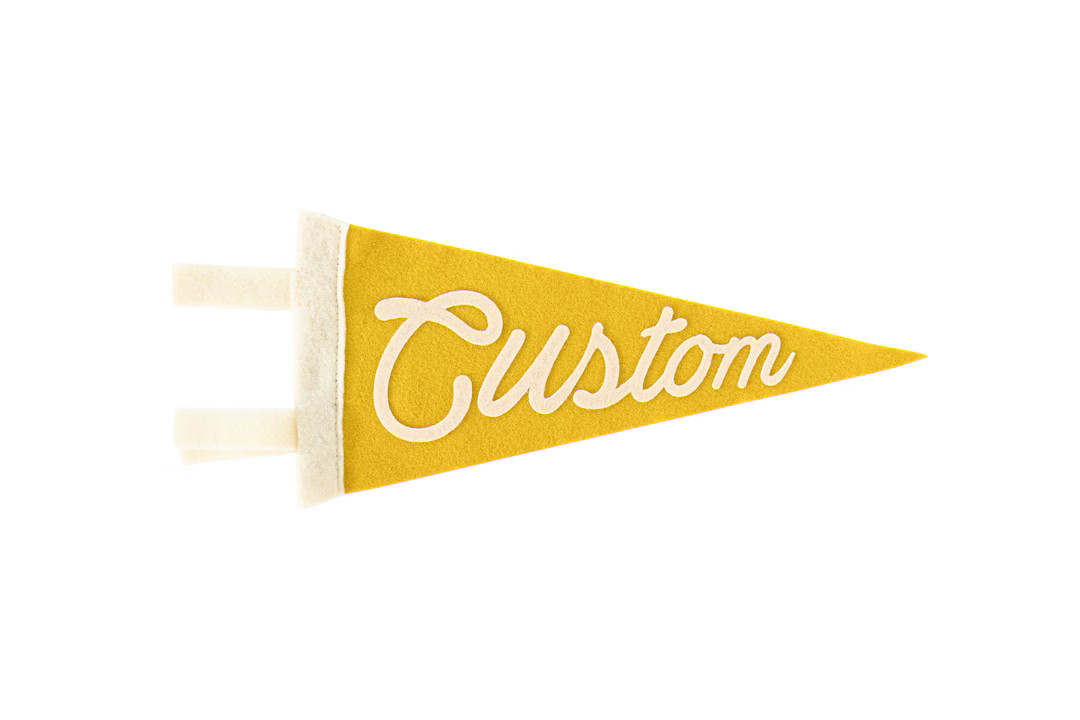 Custom Script Mini Felt Pennant | Etsy (US)