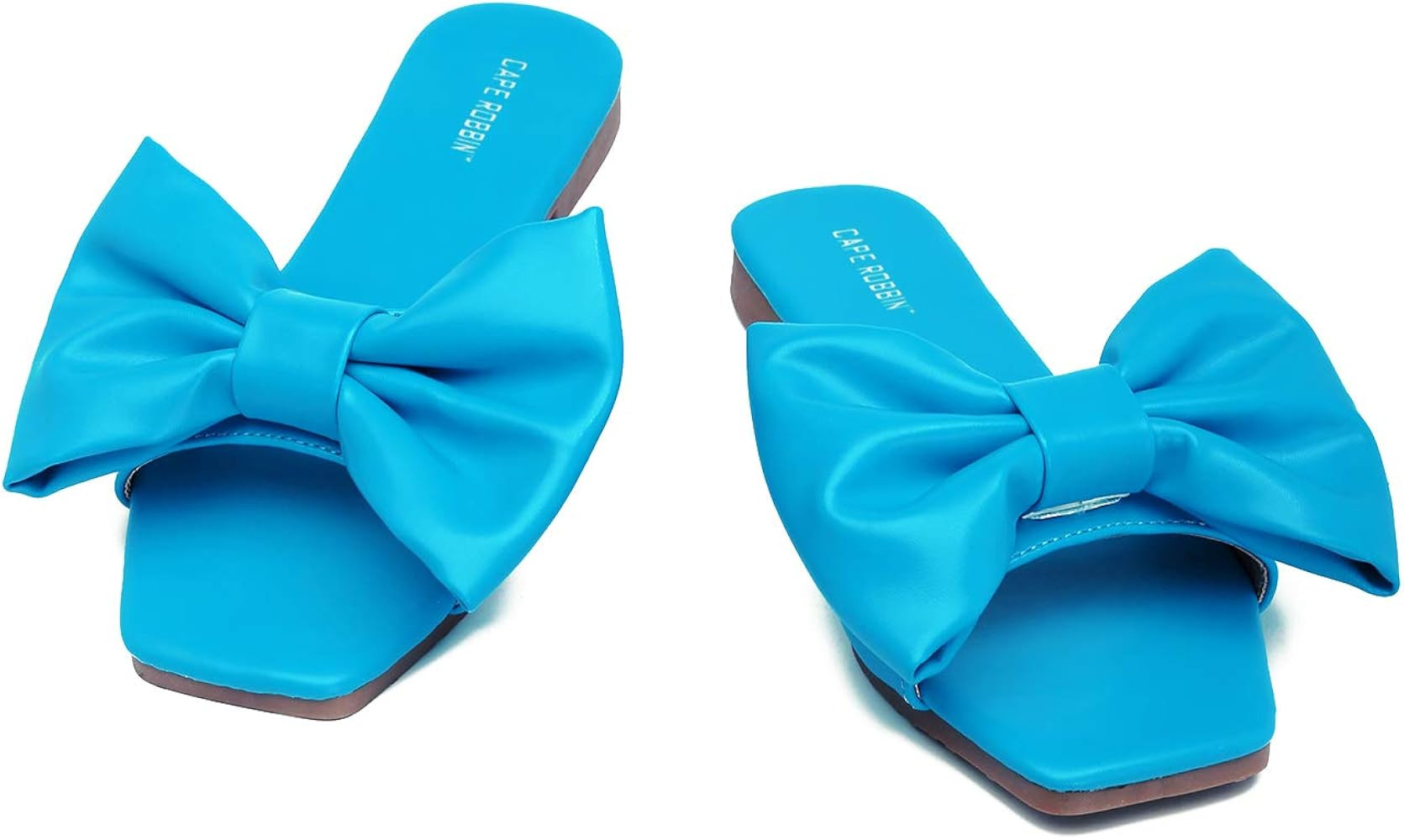 Cape Robbin Juju Sandals Slides for Women, Womens Mules Slip On Shoes with Bow - Sandals Slides for  | Amazon (US)