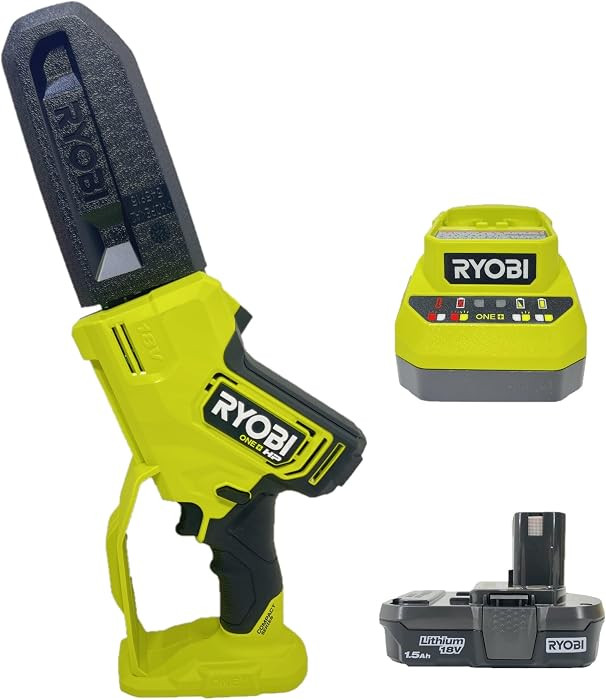 RYOBI ONE+ HP 18V Brushless 6 in. Compact Pruning Mini Chainsaw Kit with Battery and Charger (Bul... | Amazon (US)