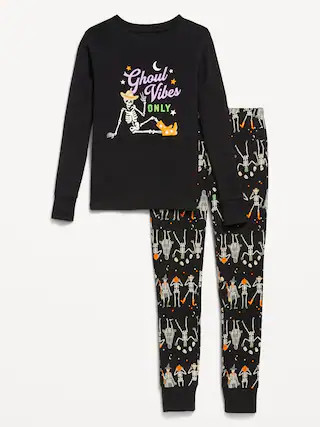Gender-Neutral Snug-Fit Graphic Pajama Set for Kids | Old Navy (CA)