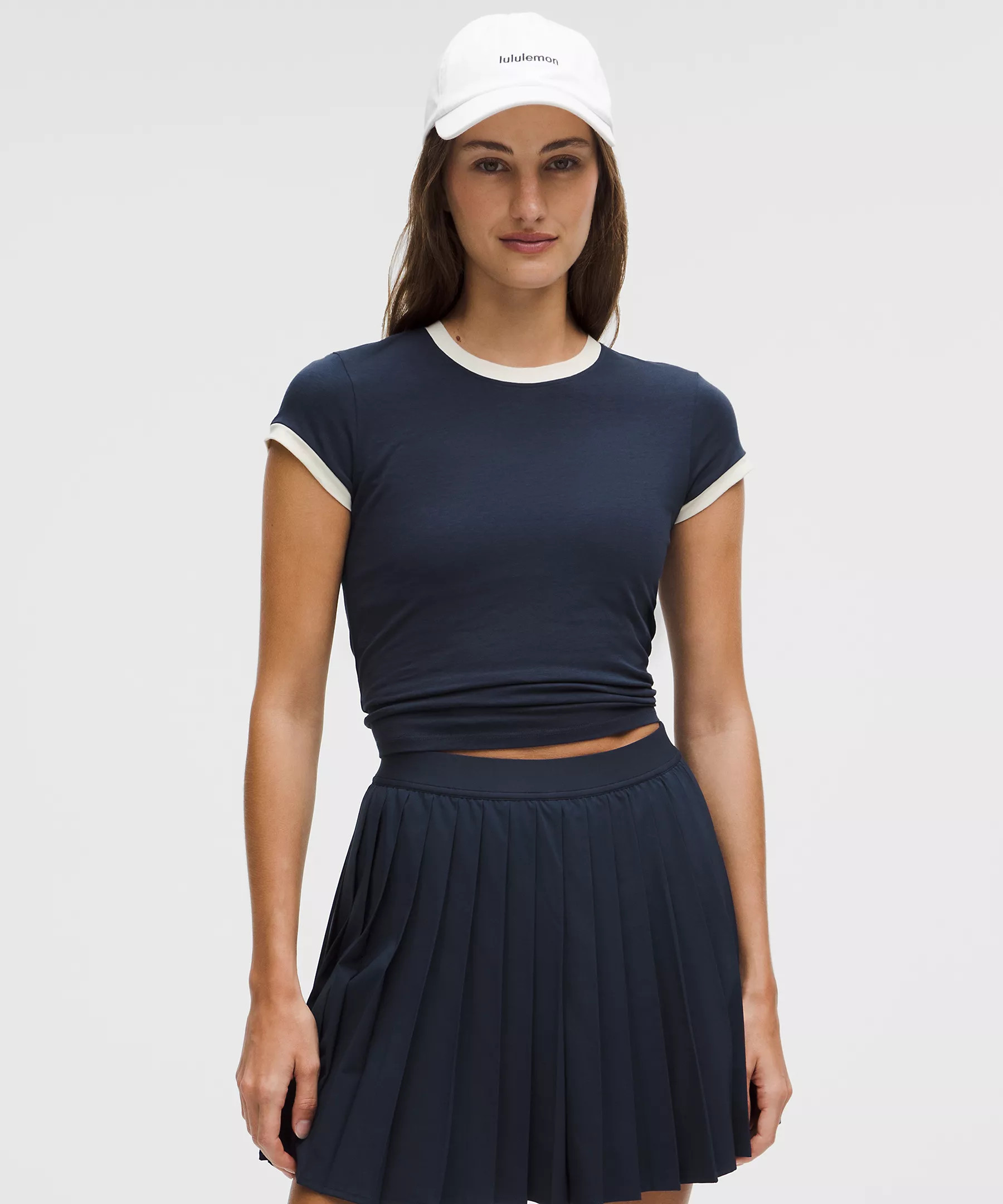 Organic Cotton Ringer Baby Tee | Women's Short Sleeve Shirts & Tee's | lululemon | Lululemon (US)