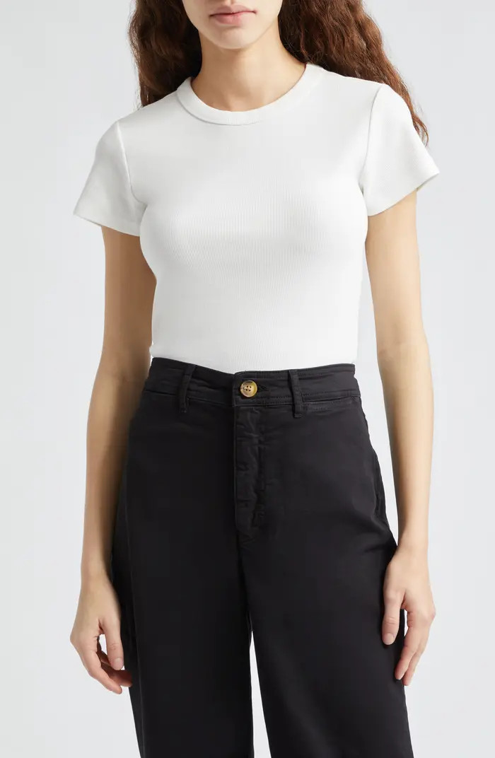 Marine Layer Lexi Sun-In Rib Crewneck T-Shirt | Nordstrom | Nordstrom