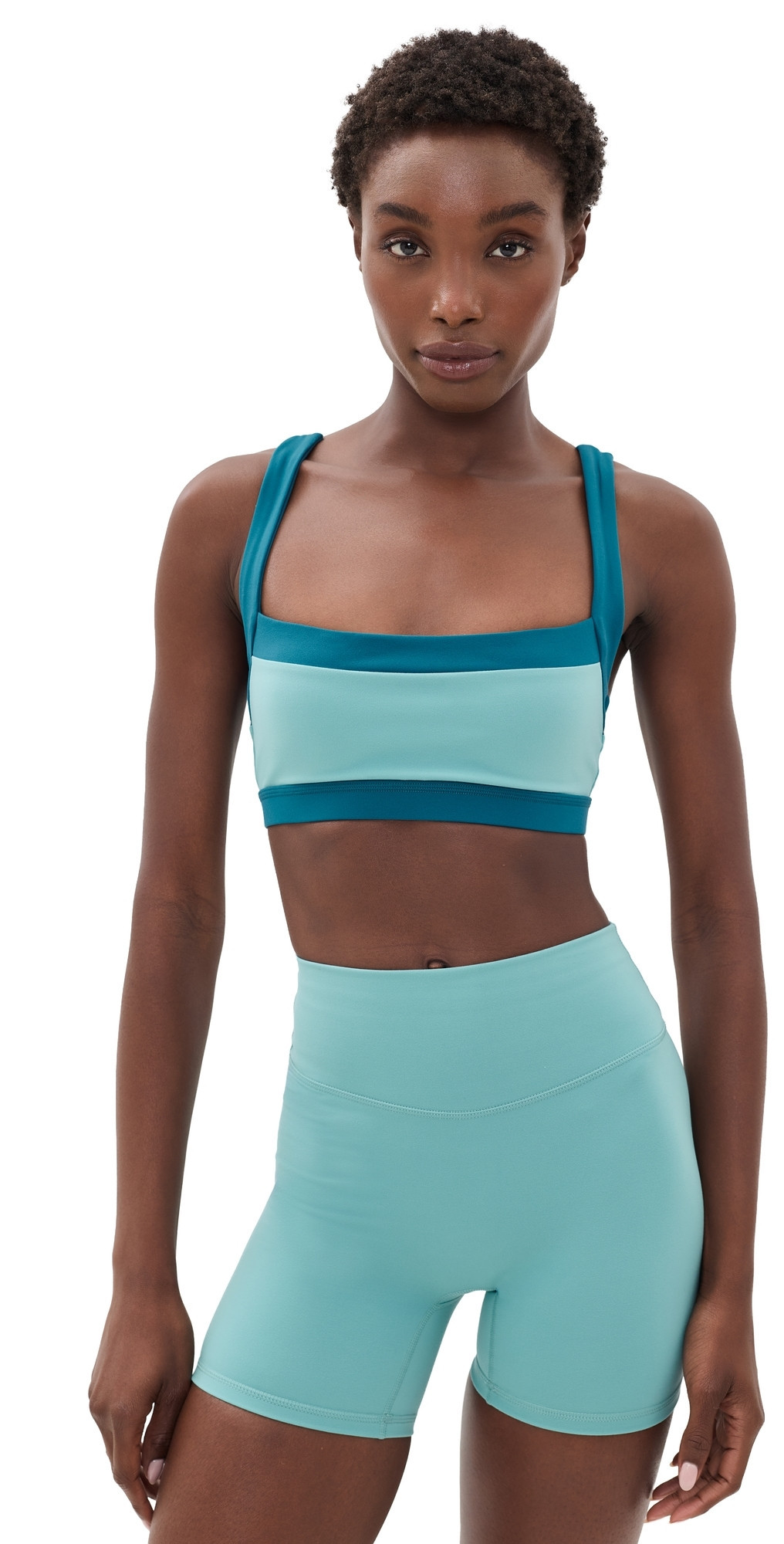 FORM Straight Neck Bra Mist/Deep Sea XS | Shopbop
