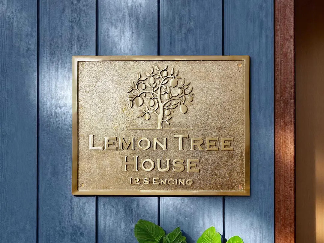 Personalized house name signs & plaques - Customized brass plaques - Anniversary gift - Romantic ... | Etsy (Global)