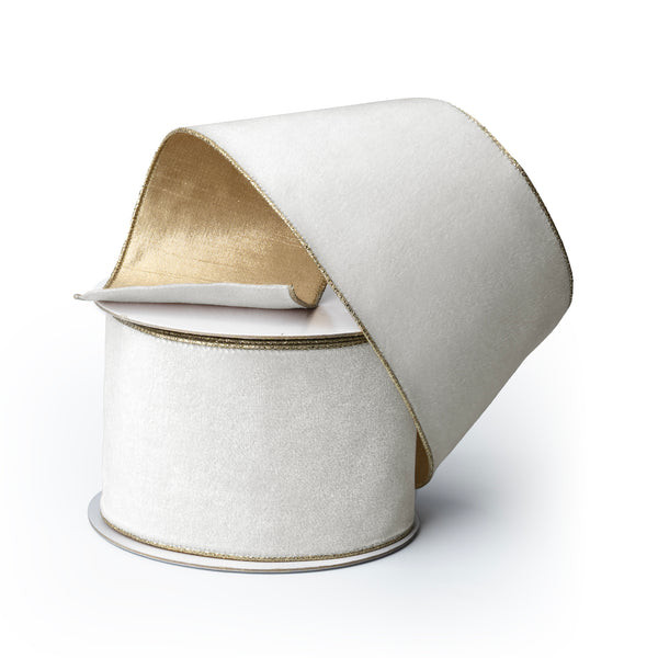 White Velvet Ribbon | Fig and Dove