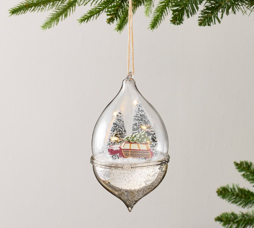 Lit Cloche Ornament | Pottery Barn (US)