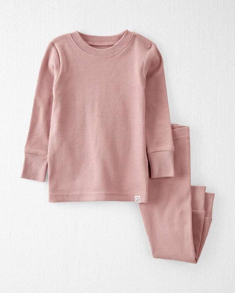 Baby Striped Organic Cotton Ribbed 2-Piece Pajamas Set | Carter's