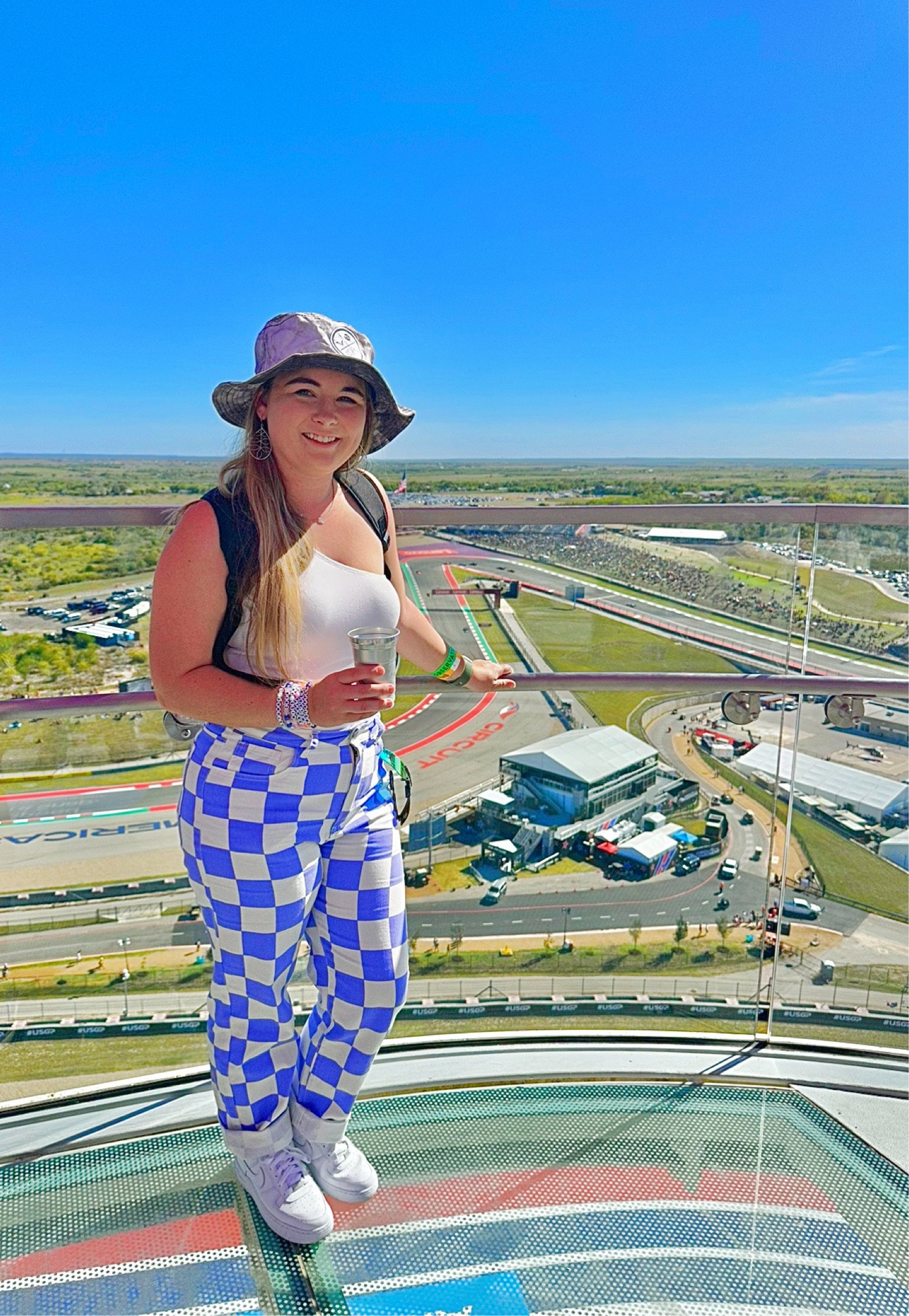 I loved this SHEIN bodysuit paired with these amazing Amazon checkered pants! It was so comfortable! Not to mention my Air Force Ones completed the fit perfectly! 💜

#LTKshoecrush #LTKtravel