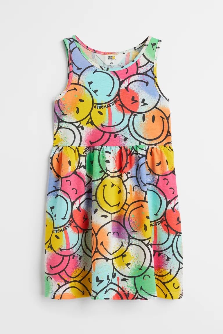 Conscious choice  SmileyWorld® x H&MSmileyWorld® x H&M. Comfortable, sleeveless dress in soft c... | H&M (US + CA)