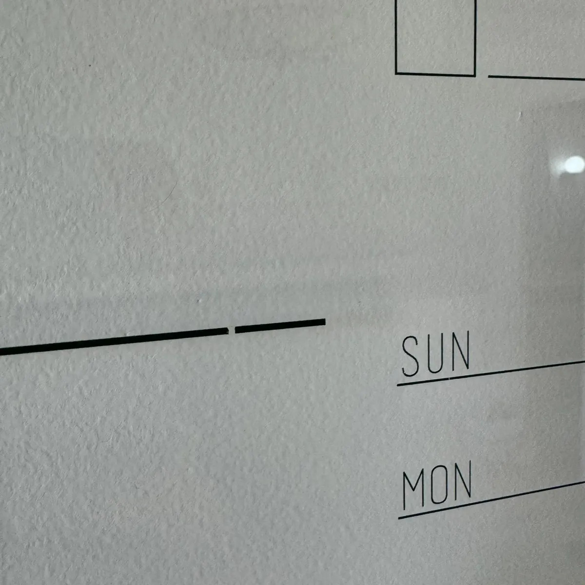 Large Acrylic Calendar, Personalized, Dry Erase Monthly Acrylic Wall Calendar, 2025 Minimalist Wa... | Etsy (US)