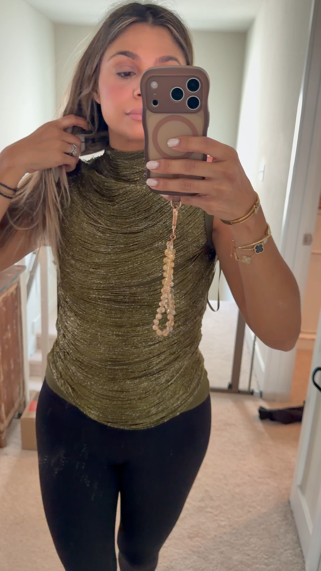 This top is a show stopper and it’s a dupe to a high end brand 
Wearing a size small 
I can’t wait to style this fringe top with a cute pair of satin green pants

#LTKgrwm #LTKootd #LTKmomlife