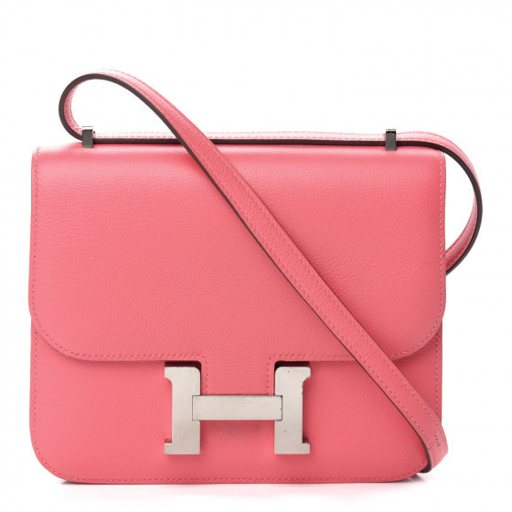 HERMES Evercolor Constance 18 Rose Azalee | Fashionphile