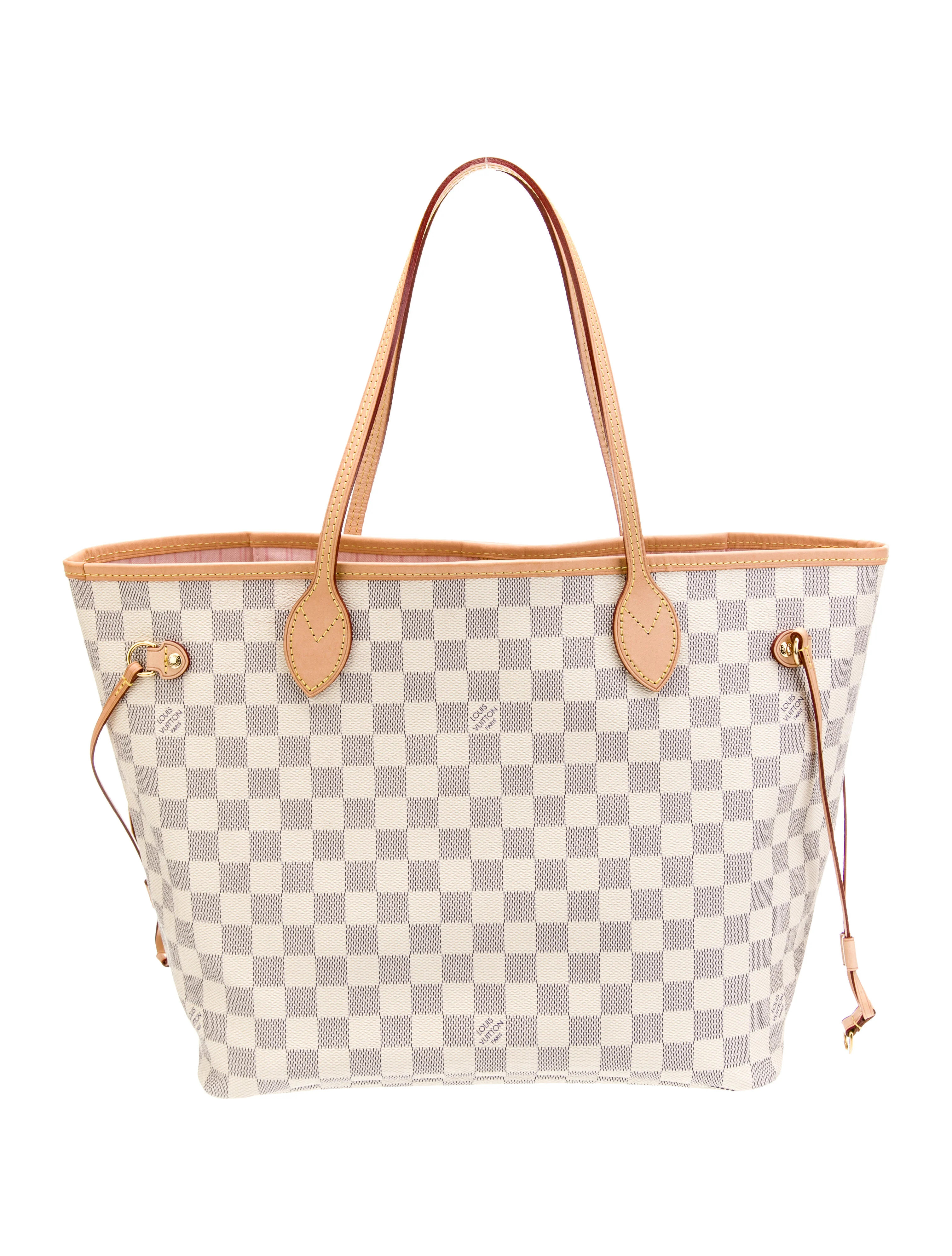 Damier Azur Neverfull MM w/ Pouch | The RealReal