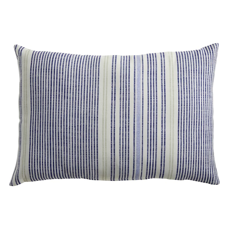 Calisto Striped Lumbar Outdoor Throw Pillow, 14x20 | At Home